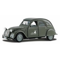 9" Metallic Grey 1952 Citroen 2cv Die Cast Replica Vehicle